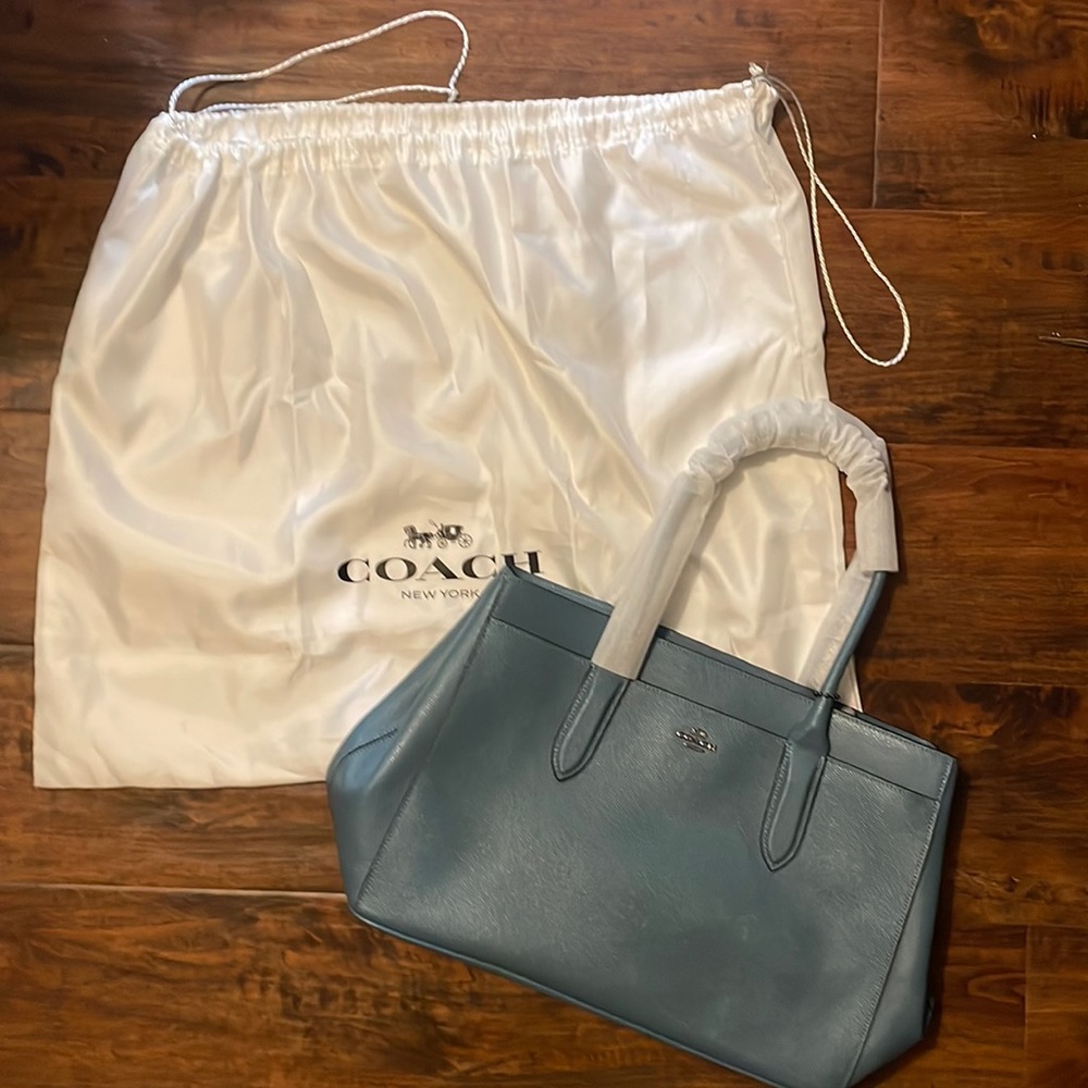 Coach Blue satchel. Never used.